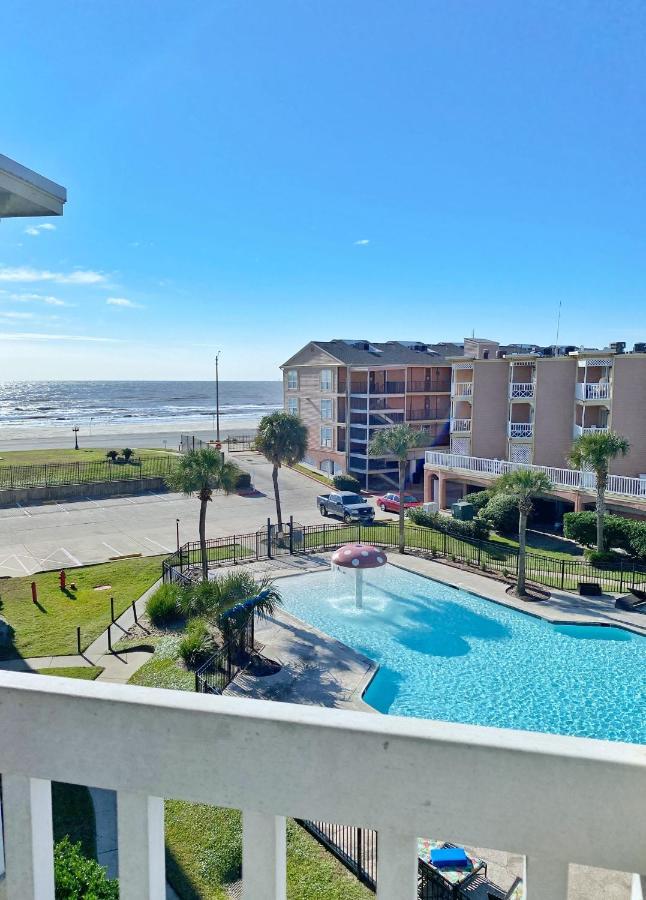 Beach Escape - Top Floor Ocean Views - Heated Pool - Seawall Blvd Галвестон Экстерьер фото